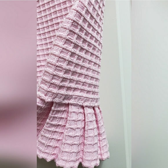 Self-Portrait pink skirt cardigan knit set brand new - Picture 11 of 11